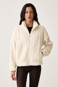DKNY bluza polarowa damska beżowa DP6J9737