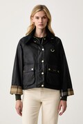 Barbour kurtka damska bawełniana granatowa LWX1595