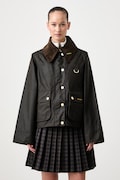Barbour kurtka damska bawełniana zielona LWX1595