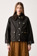 Barbour jachetă pentru femei din bumbac verde LWX1595