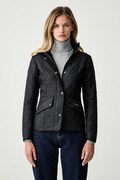 Barbour kurtka przejściowa damska Cavalry czarna LQU0087