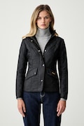 Barbour kurtka przejściowa damska Cavalry czarna LQU0087