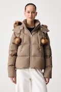 MOOSE KNUCKLES kurtka puchowa damska beżowa M36LB006W