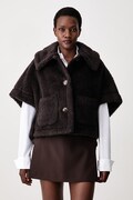 Max Mara дощовик жіночий з вовною коричневий 2624736242600
