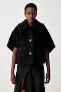 Max Mara mantello da donna con lana nero 2624736242600