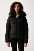 Tommy Jeans πουπουλένιο μπουφάν γυναικείο μαύρο DW0DW23409