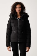 Tommy Jeans πουπουλένιο μπουφάν γυναικείο μαύρο DW0DW23409