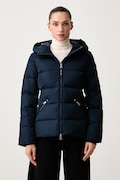 Tommy Hilfiger péřová bunda dámská námořnická modř WW0WW51521