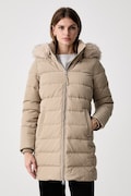 Tommy Hilfiger páperová bunda dámska béžová WW0WW51563
