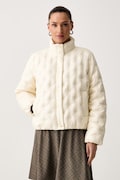 Tommy Hilfiger kurtka puchowa damska beżowa WW0WW49855