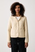 Tommy Hilfiger μπουφάν γυναικείο μπεζ WW0WW51541