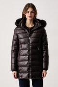 Tommy Hilfiger prešita jakna ženska rjava WW0WW52913