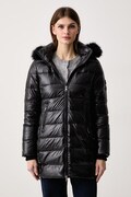 Tommy Hilfiger prešita jakna ženska črna WW0WW52913