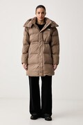 The North Face καπιτονέ μπουφάν γυναικείο Puffer καφέ NF0A8J6J2H91