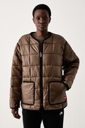 The North Face kurtka dwustronna damska Redbox brązowa NF0A8HDHU1A1
