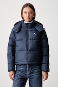 Calvin Klein Jeans geacă cu puf pentru femei bleumarin LV047H500G