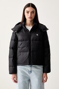 Calvin Klein Jeans kurtka puchowa damska czarna LV047H500G