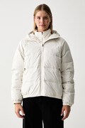 The North Face prošivena jakna za žene Hydrenalite bež NF0A5GGGQLI1