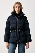 Elisabetta Franchi kurtka pikowana damska granatowa PI94D66E2