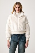 Guess jachetă scurtă pentru femei CARLA bej V6BL14 W4519