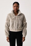 Guess jachetă scurtă pentru femei CARLA bej V6BL14 W4519