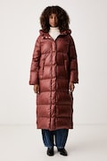 Twinset kurtka puchowa damska bordowa 262TP2650
