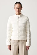 Tommy Hilfiger péřová bunda dámská béžová WW0WW51094