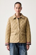Tommy Hilfiger prošívaná bunda dámská béžová WW0WW50936