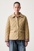 Tommy Hilfiger prošívaná bunda dámská béžová WW0WW50936