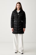 DKNY długa kurtka damska czarna DLEMPZ26