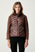 DKNY bezrękawnik damski brązowy DLEMPY46
