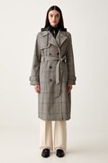 DKNY trencz damski beżowy DLEMPX66