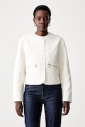 Guess jachetă scurtă pentru femei EDITH bej W6YL23 W2912