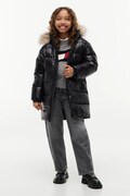 Tommy Hilfiger kurtka puchowa dziecięca czarna KG0KG09674