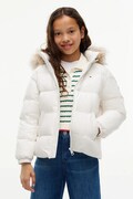 Tommy Hilfiger kurtka puchowa dziecięca biała KG0KG09673