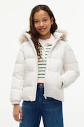Tommy Hilfiger kurtka puchowa dziecięca biała KG0KG09673