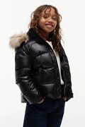 Tommy Hilfiger kurtka puchowa dziecięca czarna KG0KG09673