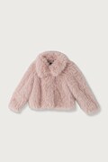 Guess krótka kurtka dziecięca różowa J6BL06 W3998