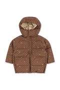 Konges Sløjd kurtka pikowana dziecięca NUKA JACKET GRS brązowa KS105752