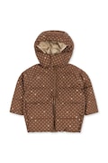 Konges Sløjd kurtka pikowana dziecięca NUKA JACKET GRS brązowa KS105752