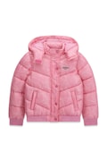 Guess kurtka pikowana dziecięca różowa J6YL01 W2607