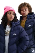 Nike kurtka pikowana dziecięca Nike Sportswear All Day Play granatowa HQ4976