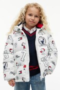 Tommy Hilfiger kurtka pikowana dziecięca biała KS0KS00762