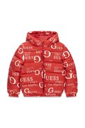 Guess kurtka pikowana dziecięca czerwona H6BL05 W4160
