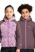 Jack Wolfskin kurtka dwustronna dziecięca ZENON TWIST fioletowa A66164