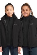 Jack Wolfskin kurtka 3w1 ICELAND 3IN1 czarna A66160