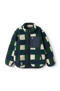 Liewood kurtka dziecięca Nolan Pile Jacket zielona LW21048