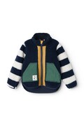 Liewood kurtka dziecięca polarowa Noam Pile Jacket granatowa LW21047