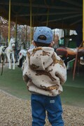 Konges Sløjd jakna za djecu JODY TEDDY HOODIE GRS smeđa KS106048
