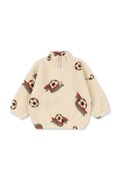 Konges Sløjd μπουφάν παιδικό φλις JODY TEDDY HALF ZIP GRS μπεζ KS106047